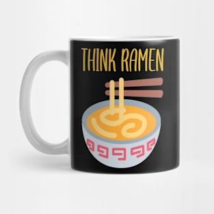 Think ramen ramyun ramyeon. Pasta Noodle lovers Mug